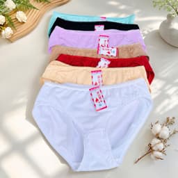 (Hàng loại đẹp) sét 5-10 quần chip nữ, quần lót nữ chất cotton lạnh cao cấp bền lắm 40-68kg 4