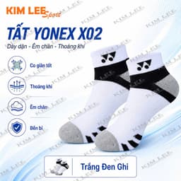 Tất yonex cầu lông YX02 _ siêu thấm hút , chống mùi ,mềm mại , bền , rẻ 5