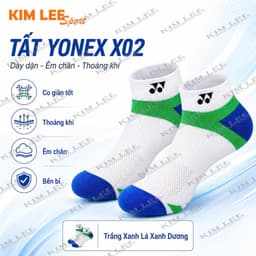 Tất yonex cầu lông YX02 _ siêu thấm hút , chống mùi ,mềm mại , bền , rẻ 9