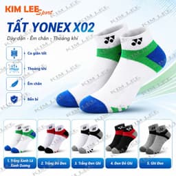 Tất yonex cầu lông YX02 _ siêu thấm hút , chống mùi ,mềm mại , bền , rẻ 1