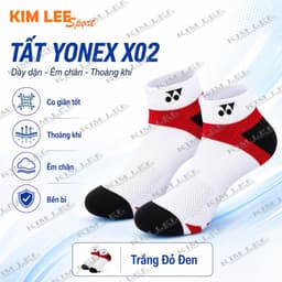 Tất yonex cầu lông YX02 _ siêu thấm hút , chống mùi ,mềm mại , bền , rẻ 6