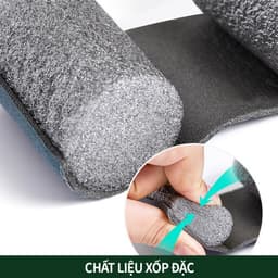 COMBO 3 Thanh Nẹp Chặn Khe Cửa Xốp HanmiMart Ngăn Gió Bụi Côn Trùng Hỗ Trợ Giảm Tiếng Ồn Trong Nhà 5