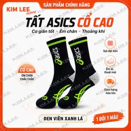 Tất thể thao ASICS cổ dài cao cấp - Thấm hút mồ hôi, dày êm chân 3