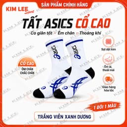 Tất thể thao ASICS cổ dài cao cấp - Thấm hút mồ hôi, dày êm chân 7