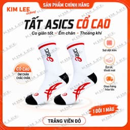 Tất thể thao ASICS cổ dài cao cấp - Thấm hút mồ hôi, dày êm chân 6
