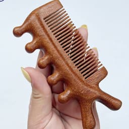 Lược Gỗ Thơm Ba Chiều Đa Chức Năng  Mát Xa Bấm Huyệt Cải Thiện Mái Tóc
 3