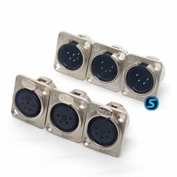 Jack Canon 4 chân, 5 chân, 6 chân, Canon 4pin, Canon 5pin, Canon 6pin ( Giá 1c ) 2