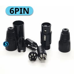 Jack Canon 4 chân, 5 chân, 6 chân, Canon 4pin, Canon 5pin, Canon 6pin ( Giá 1c ) 5