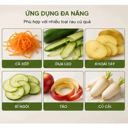 [ MẪU MỚI ]Nạo Rau Củ Quả Hai Lưỡi Inox Cao Cấp Thép Không Gỉ Siêu Sắc, Thiết Kế Tích Hợp Cho Nhà Bếp 6