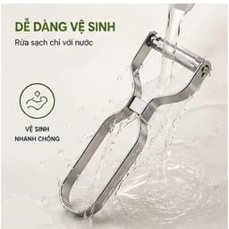 [ MẪU MỚI ]Nạo Rau Củ Quả Hai Lưỡi Inox Cao Cấp Thép Không Gỉ Siêu Sắc, Thiết Kế Tích Hợp Cho Nhà Bếp 7