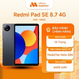 Máy Tính Bảng Xiaomi Redmi Pad SE 8.7 4G 4GB 128GB Chính Hãng BH 18 Tháng 1