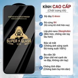 Kính cường lực Oppo A3X / A3 cao cấp thế hệ mới full màn miếng dán bảo vệ màn hình điện thoại 3