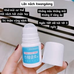 Lăn khử mùi cơ thể Kwangdong/ khử mùi hôi nách, hôi chân, giảm mồ hôi, giảm thâm/ Hàn Quốc/30ml 1