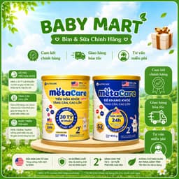 MẪU MỚI, DATE MỚI, Sữa bột Nutricare Metacare opti tiêu hóa/đề kháng số 0/1/2 800g phát triển toàn diện. 1