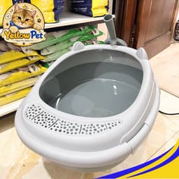 Bồn cát vệ sinh cho mèo lớn - size XL cho bé từ 0-10kg kèm xẻng | YLP Market 5