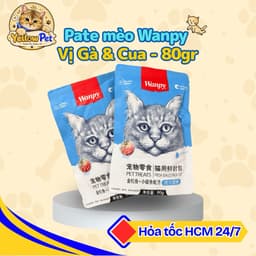 Combo 10 Gói Pate Wanpy Cho Mèo Mix Vị Ngẫu Nhiên - 80gr Chính Hãng | YLP Market 3