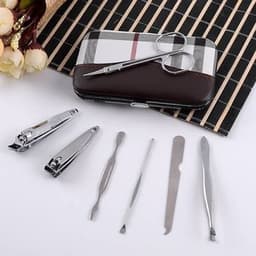 Bộ Chăm Sóc Cá Nhân 12 Món Cao Cấp : Bấm Móng, Kiềm Cắt, Lấy Ráy Tai, Kéo Tỉa Lông Mày – Hộp Da Sang Trọng, Thanh Lịch 4