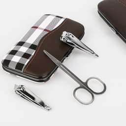 Bộ Chăm Sóc Cá Nhân 12 Món Cao Cấp : Bấm Móng, Kiềm Cắt, Lấy Ráy Tai, Kéo Tỉa Lông Mày – Hộp Da Sang Trọng, Thanh Lịch 1