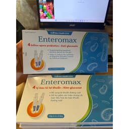 [CHÍNH HÃNG] Men vi sinh Enteromax bổ sung lợi khuẩn đường ruột- Hộp 20 ống. 8