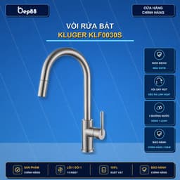 Vòi rửa bát Kluger KLF0030S NOVA Series | Vòi dây rút 2 đường nước Nóng - Lạnh | Hàng chính hãng 1