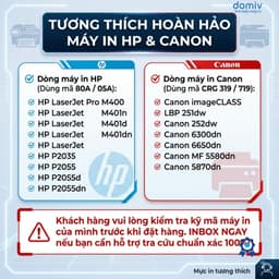 Hộp Mực Eko Ink 80A 05A CE505A CF280A CRG319 Cho HP M401 P2035 P2055 Canon 251 6300 5580 Có Lỗ Đổ Mực 4