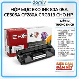 Hộp Mực Eko Ink 80A 05A CE505A CF280A CRG319 Cho HP M401 P2035 P2055 Canon 251 6300 5580 Có Lỗ Đổ Mực 1