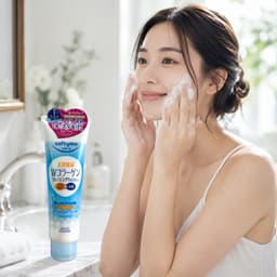 Sữa Rửa Mặt & Tẩy Trang Tạo Bọt Softymo 190g - 3 Màu Trắng – Hồng Collagen – Xanh Dưỡng Ẩm 5