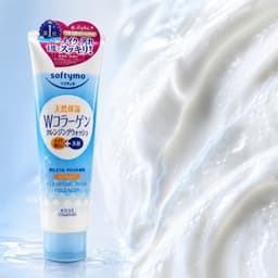 Sữa Rửa Mặt & Tẩy Trang Tạo Bọt Softymo 190g - 3 Màu Trắng – Hồng Collagen – Xanh Dưỡng Ẩm 4