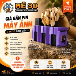 Khay Hộp Đựng 3 Pin Sony FZ100 + 2 Thẻ SD Cao Cấp - Có Khe Cài Thắt Lưng [Mê 3D] 1