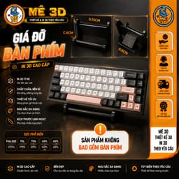 Kệ Bàn Phím Cơ - Giá Đỡ Keyboard, Thiết Kế Minimalist Decor Góc Làm Việc [Mê 3D] 1