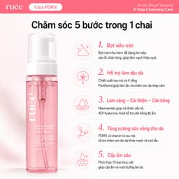 Sữa rửa mặt tạo bọt PDRN RUÉE Clean Pure Bubble Cleanser 220g, làm sạch bụi bẩn, bã nhờn - Chính hãng Hàn Quốc 5