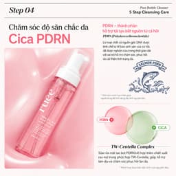Sữa rửa mặt tạo bọt PDRN RUÉE Clean Pure Bubble Cleanser 220g, làm sạch bụi bẩn, bã nhờn - Chính hãng Hàn Quốc 6