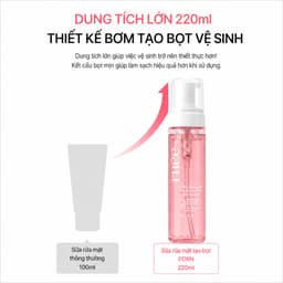 Sữa rửa mặt tạo bọt PDRN RUÉE Clean Pure Bubble Cleanser 220g, làm sạch bụi bẩn, bã nhờn - Chính hãng Hàn Quốc 8