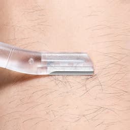 Bộ 3 dụng cụ cạo lông tỉa chân mày an toàn cho người mới (2 dao + 1 kéo) 4