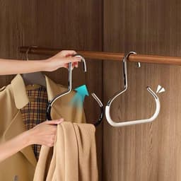 Combo 2 Móc treo quần áo hình tròn sáng tạo chống trượt - Móc treo mũ đa chức năng 5
