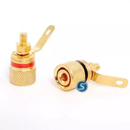 ( 1 Cặp ) Jack đấu loa, cọc loa, mạ vàng, hàng đẹp 1