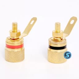 ( 1 Cặp ) Jack đấu loa, cọc loa, mạ vàng, hàng đẹp 5