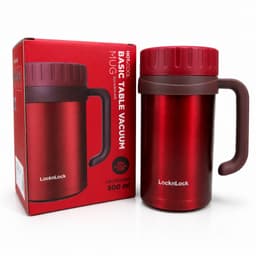 Ly Giữ Nhiệt Inox LocknLock Basic Table Mug LHC9002 500ml, Hàng Chính Hãng, Có Tay Cầm- JoyMall 3