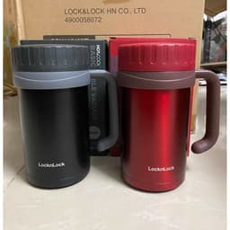 Ly Giữ Nhiệt Inox LocknLock Basic Table Mug LHC9002 500ml, Hàng Chính Hãng, Có Tay Cầm- JoyMall 7