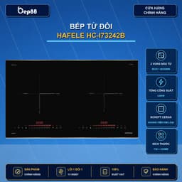 Bếp Từ Âm Đôi Hafele HC-I73242B 536.61.857 – 2 Vùng Nấu, Cảm Ứng Nhạy 1
