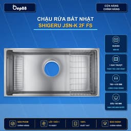 Chậu rửa Shigeru JSN-K 2F FS Hệ 1 Ray 1