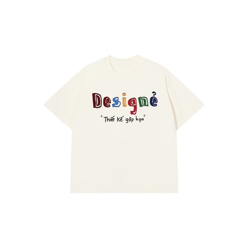 Áo Vớ Vẩn Vui Tươi REDLABEL Áo Thun DESIGNER Cotton 100% Oversize Nam Nữ TS130