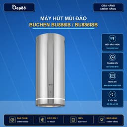 MÁY HÚT MÙI BUCHEN 886IS SMART | Hút mùi bàn đảo, hút mùi độc lập | 1200m3/h 1
