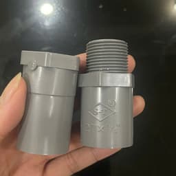 "Nối Ren PVC Phi 21, 27, 34 - Ren Trong & Ngoài - Nhựa Siêu Thành Chất Lượng Cao" 1