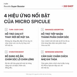 Serum cấp ẩm, dưỡng sáng RUÉE Recella Super Booster 200 Shot 50ml, hỗ trợ mờ nếp nhăn - Chính hãng Hàn Quốc 5
