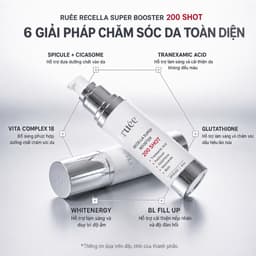 Serum cấp ẩm, dưỡng sáng RUÉE Recella Super Booster 200 Shot 50ml, hỗ trợ mờ nếp nhăn - Chính hãng Hàn Quốc 2