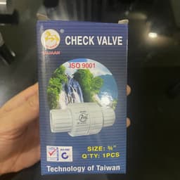 Van luppe lò xo 1 chiều Taijaan Phi 27 – Van nhựa 1 chiều chống tụt nước 3