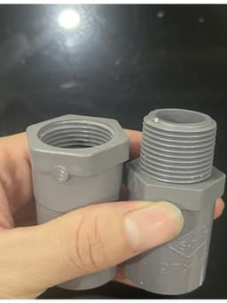 Bộ Răng (Nối Ren) PVC Phi 21, 27 – Ren Trong / Ren Ngoài -  Nhựa Siêu Thành – Ren Nối Ống Nước 5