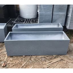 chậu nhựa composite trồng cây chất liệu PVC FOAM, chậu trồng cây hình chữ nhật bền đẹp 4
