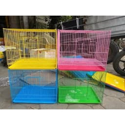 Lồng chứa chim, lồng chim tập trung, lồng chứa trung kích thước 46x33x31 chất liệu sơn tĩnh điện cao cấp 6